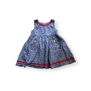 Handmade ladybugs & daisies dress